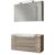 FACKELMANN LUXOR Badmöbel Set 7-teilig 120 cm breit, Braun hell, Waschbecken…