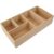 FACKELMANN Schubladen Organizer 17 cm breit, Braun, Buchenholz