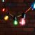 Lights4fun Ultimate Connect 5m 10er LED Lichterkette Glühbirnen bunt koppelbar schwarzes Kabel