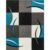 teppich.de Moderner-teppich Diamora türkis 120×170 cm Türkis