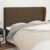 vidaXL Kopfteil mit Ohren Dunkelbraun 163x23x118/128 cm Stoff Braun