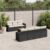 vidaXL 8-tlg. Garten-Sofagarnitur mit Kissen Schwarz Poly Rattan Schwarz