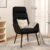 vidaXL Relaxsessel Schwarz Stoff Schwarz
