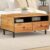 vidaXL Couchtisch 80x54x40 cm Massivholz Akazie Braun