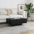 vidaXL Couchtisch Schwarz Eichen-Optik 85 x 55 x 31 cm Schwarz