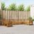 vidaXL Outdoor-Sofagarnitur 10 stk. Natur Braun