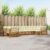 vidaXL Outdoor-Sofagarnitur 7 stk. Natur und Creme Massivholz Akazie Creme