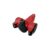 N & L 10191 3fach-Kupplung Thermoplast 230 V Rot IP20