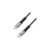 LogiLink USB-C® Kabel USB 3.2 Gen2x2 USB-C® Stecker 1.00 m Schwarz mit LED, 4K UHD, beidseitig verwendbarer Stecker CU0432
