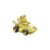 Carrera 370430031 CARRERA – 2.4GHz Mario Kart Mini RC – Gold gold Paperbox 1:50 RC Modellauto Elektro Rennwagen inkl. Akku und Ladekabel