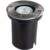 Kanlux® MORO LED Bodeneinbaustrahler, Außenleuchte Edelstahl rund Bohrloch 103mm IP67 IK08 für GU10 230V Leuchtmittel (LED / Halogen)