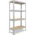 shelfplaza PRO 155x80x40 cm Schwerlastregal in verzinkt mit 4 Böden und 200 kg Traglast pro Boden
