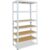 shelfplaza HOME 200x90x50 cm Schwerlastregal in weiß mit 6 Böden und 145 kg Traglast pro Boden