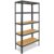 shelfplaza HOME 180x100x30 cm Schwerlastregal in anthrazit mit 5 Böden und 175 kg Traglast pro Boden