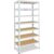 shelfplaza HOME 200x60x23 cm Schwerlastregal in weiß mit 7 Böden und 125 kg Traglast pro Boden