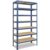 shelfplaza HOME 230x50x60 cm Schwerlastregal in blau mit 7 Böden und 125 kg Traglast pro Boden