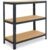 shelfplaza HOME 100x40x50 cm Schwerlastregal in anthrazit mit 3 Böden und 175 kg Traglast pro Boden