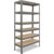 shelfplaza PRO 230x80x30 cm Schwerlastregal in grau mit 6 Böden und 166 kg Traglast pro Boden