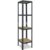 shelfplaza HOME 155x50x50 cm Schwerlastregal in anthrazit mit 4 Böden und 175 kg Traglast pro Boden