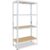 shelfplaza HOME 180x70x45 cm Schwerlastregal in weiß mit 4 Böden und 175 kg Traglast pro Boden