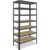 shelfplaza HOME 200x60x45 cm Schwerlastregal in anthrazit mit 7 Böden und 125 kg Traglast pro Boden