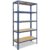 shelfplaza HOME 230x120x30 cm Schwerlastregal in blau mit 5 Böden und 175 kg Traglast pro Boden