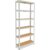 shelfplaza OFFICE 200x75x60 cm Schwerlastregal in lichtgrau mit 6 Böden und 145 kg Traglast pro Boden