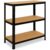 shelfplaza BLACK 90x30x40 cm Schwerlastregal in schwarz mit 3 Böden und 175 kg Traglast pro Boden
