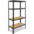 shelfplaza HOME 155x130x60 cm Schwerlastregal in anthrazit mit 4 Böden und 150 kg Traglast pro Boden