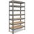 shelfplaza PRO 230x50x30 cm Schwerlastregal in grau mit 7 Böden und 142 kg Traglast pro Boden