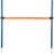 TRIXIE Fun Agility Hürde, Kunststoff, 123 x 115 cm, Ø 3 cm, blau / orange