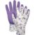 INF 2 Paar Gartenhandschuhe zum Pflanzen und Schutz Violett