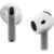 INF AirPods 4 Silikon Ohrstöpsel – 2 Paar: Komfort, Halt & Schutz Weiß