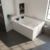 Indoor Whirlpool Doppelbadewanne 190×140 cm, 16 Massagedüsen LED, groß, freistehend, 2 Personen, Acryl, Caribia DYNASTY XL Basic, Made in Germany