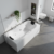 Indoor Whirlpool Badewanne 190×90 cm, 20 Massagedüsen LED, freistehend / Einbau, 2 Personen, Acryl, Caribia TRENTO Premium, Made in Germany
