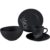 Villeroy & Boch Frühstücksservice ManRock Mickey Mouse, Schwarz, Keramik, 4-teilig, Maus, Essen & Trinken, Geschirr, Geschirr-Sets, Kaffeeservice