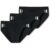 SCHIESSER Herren Slips im Pack Rio Slip 95/5, Vorteilspack, Cotton Stretch, Seitenstreifen Schwarz / 2XL / 3er Pack (1x3P)