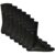 TOM TAILOR Herren Socken, 7er Pack 7-Days Box, Geschenkbox, Streifen, kleiner Print Schwarz / 39-42