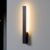 Wandlampe Ivano Arcchio, schwarz, für Flurbereich, Aluminium, Modern, LED Wandleuchte, Wandlampe Innen