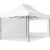TOOLPORT 3×4,5m Stahl Faltpavillon, inkl. 2 Seitenteile, weiß – (600060)