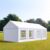 TOOLPORT 4x8m Partyzelt, PVC-Plane, weiß – (4777)
