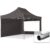 TOOLPORT 3×4,5m Aluminium Faltpavillon, inkl. 2 Seitenteile, dunkelgrau – (600210)