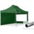 TOOLPORT 3×4,5m Aluminium Faltpavillon, inkl. 2 Seitenteile, dunkelgrün – (600211)