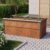 PRIMEYARD 200 x 85 x 77 cm Hochbeet, Cortenstahl, Rost-Optik   inkl. Schneckenschutz – (GFPV00788)