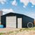 TOM BUILDER 5,7 x 12,2 m ARGO, Stahldach, Leichtbauhalle, Trapezblechverkleidung, Anthrazit, mit Statik (Betonuntergrund), ohne Setangebot – (KROV00004)