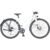 PROPHETE E-Bike Urbanrad »Urbanicer 2.0«, 28 Zoll, heckmotor 36 V, 9-Gang, kreideweiß – weiss