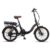 SachsenRAD [Refurbished] E-Folding Bike F2 Farmers Klapprad Elektrofahrrad schwarz