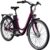Agon Axis E-Bike 26 Zoll Citybike Damen Herren 140 – 165 cm Pedelec mit Nabenmotor Fahrrad 3 Gang und Beleuchtung StVZO
