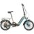 E-Bike TRETWERK „Camper“ Gr. 43, beige, türkis, Elektrofahrräder, 43cm, 20 Zoll (50,80cm)