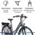 ZÜNDAPP E-Bike Trekking »Z802«, 28 Zoll, RH: 48 cm, 21-Gang – grau
